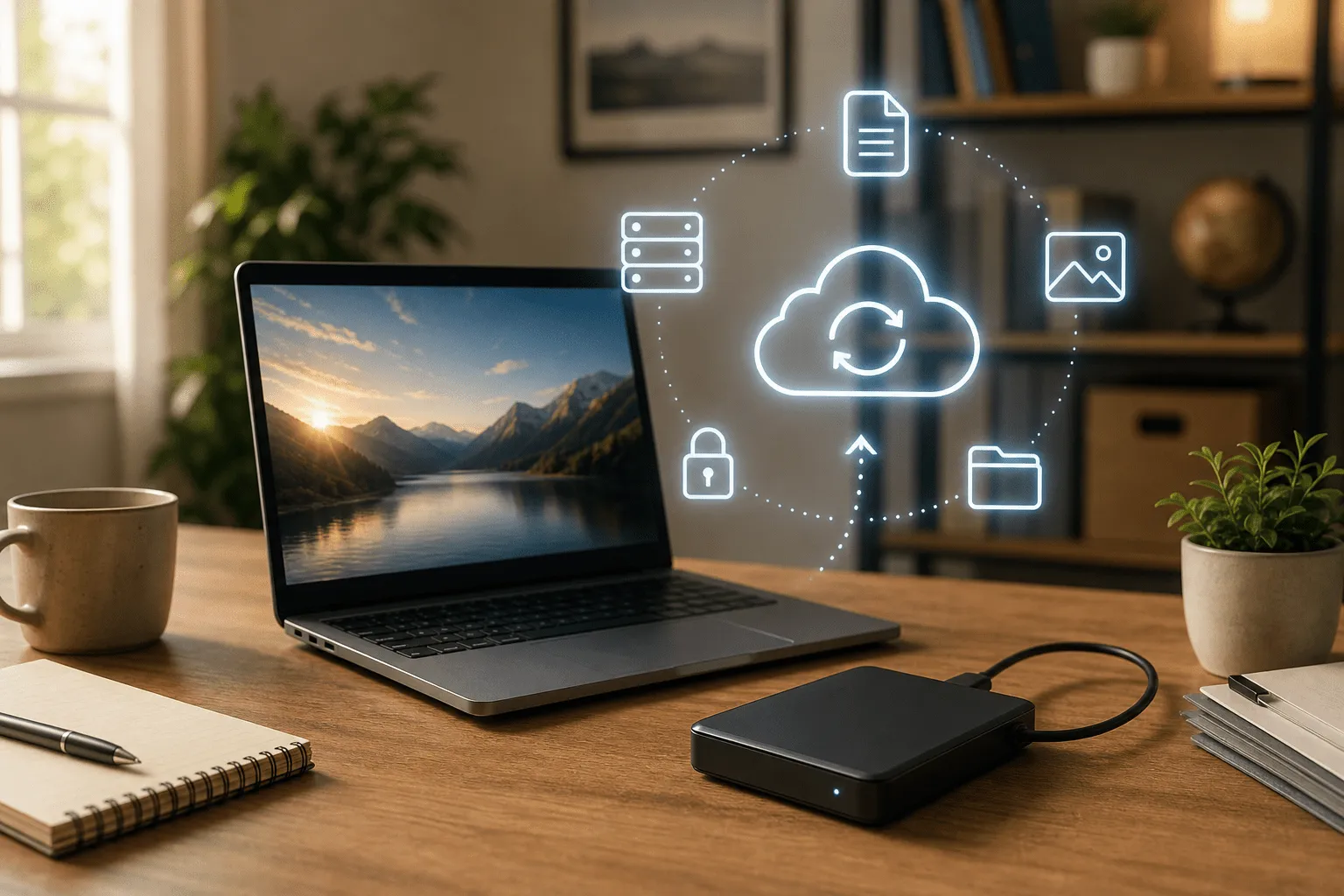 Backup routine for home and small office