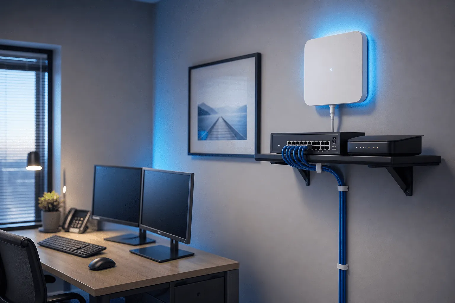 Small office network setup guide: router, WiFi, and cabling for SMB teams